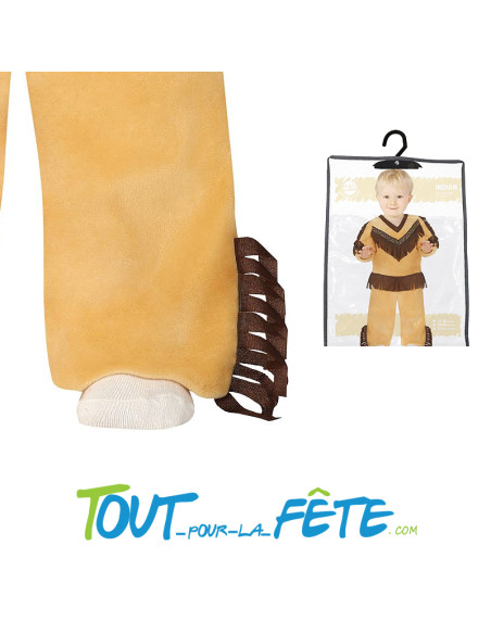 Déguisement d'indien pour bébé ( t shirt - pantalon ) 18/24 mois