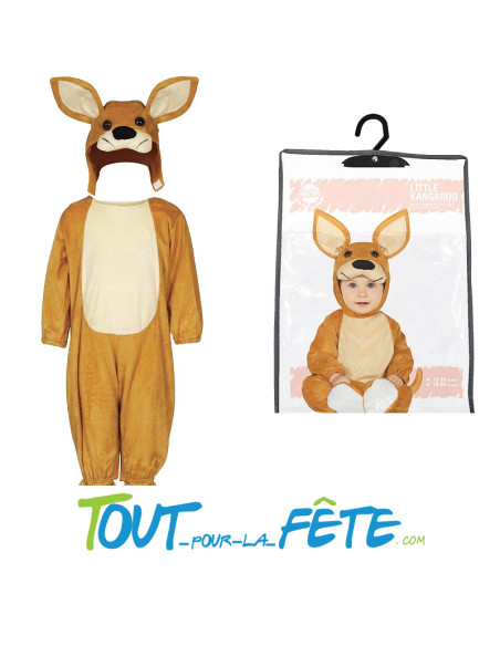 Déguisement de kangourou en peluche pour bébé ( 12/18 mois - 18/24 mois )