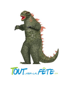 Déguisement dinosaure gonflable godzilla taille unique pour adulte