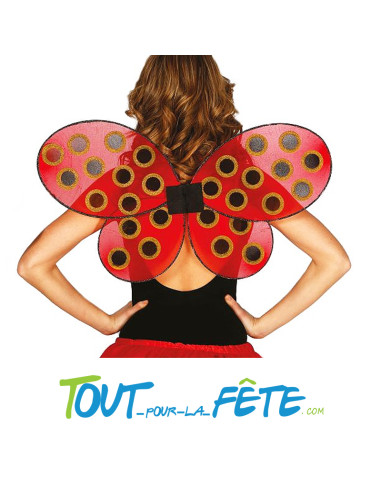 Ailes de coccinelle pour adulte taille unique ( accessoire déguisement )