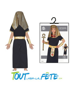 Déguisement pharaon / égyptien taille enfant Ceinture, Cou, Coiffe, Tunique 2