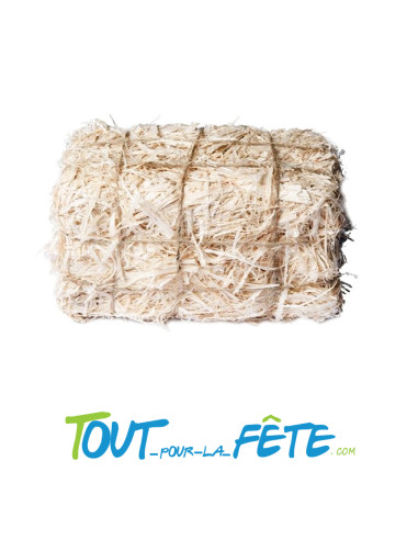 Mini botte de paille couleur naturel 9cm x 4cm x 4cm