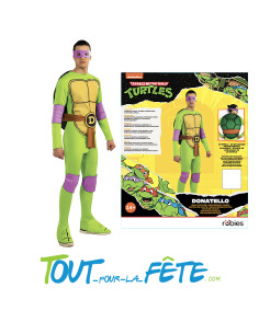 Déguisement de tortue ninja Donatello avec carapace a rembourrée taille adulte 2