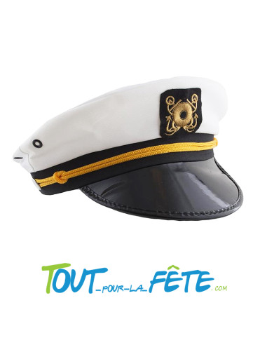 Casquette de capitaine taille unique pour adulte ( 100% polyester )