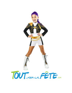 Déguisement K-pop star demon hunters " Rumi " pour fille taille enfant sous licence officielle
