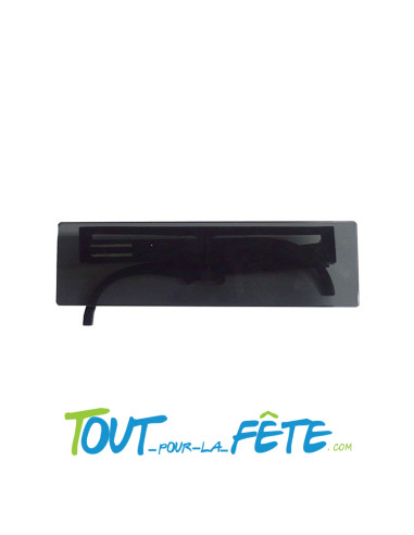 Lunettes gag effet écran noir taille unique ( accessoire déguisement )