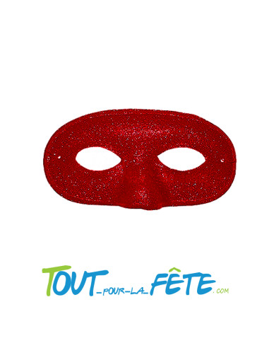masque / loup à paillettes ( plusieurs coloris ) 17.5 x 9.5 cm