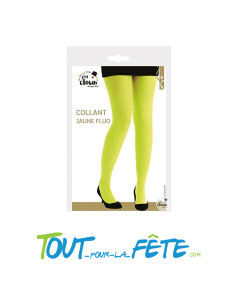 Collants fluo orange, rose, jaune taille adulte, taille unique accessoire 2