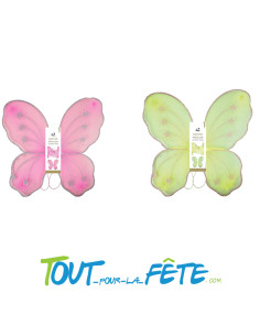 Ailes de Papillon (Rose ou Vert) – Taille Unique Adulte et Enfant