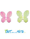 Ailes de Papillon (Rose ou Vert) – Taille Unique Adulte et Enfant