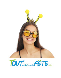 Set Abeille Jaune et Noir – Serre-Tête et Lunettes Accessoire Déguisement