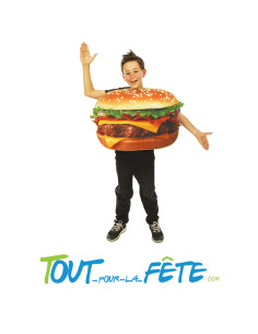 Déguisement Burger enfant – Costume amusant taille unique