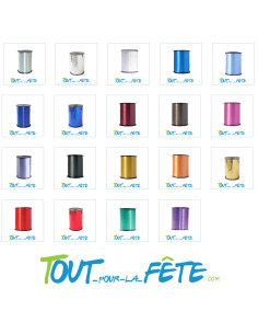 Bolduc 500 m – ruban cadeau multi-coloris pour emballage et décoration