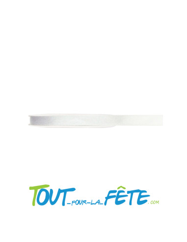 Ruban en satin 25m x 6mm ( plusieurs coloris )