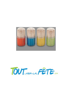 Boite de 180 cure dents en bambou