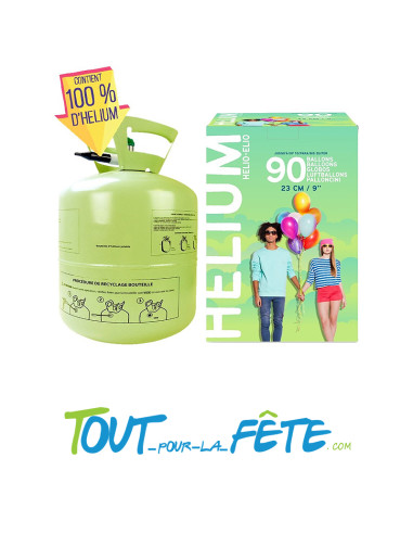 Bouteille d'hélium jetable 0.75m3 Gonflez jusqu'à 90 ballons
