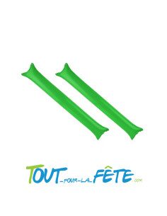 Bâton gonflable tap tap vert, bâtons gonflables pour faire du bruit