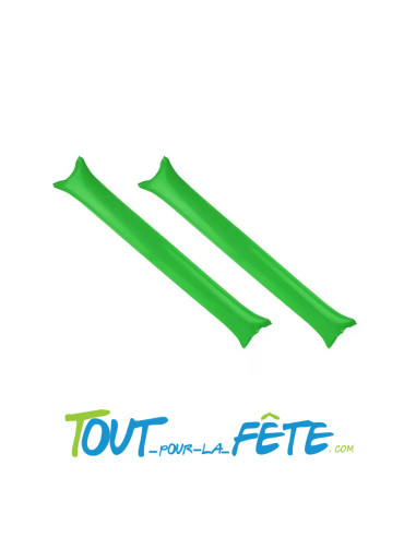 Bâton gonflable tap tap vert, bâtons gonflables pour faire du bruit