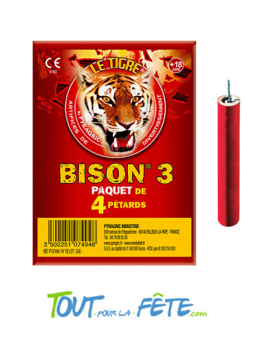 Pétard à mèche Bison 3