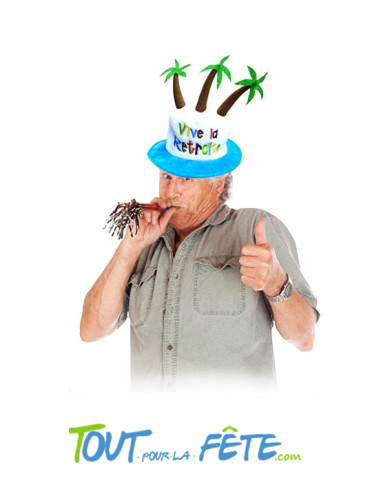 Chapeaux palmiers vive la retraite