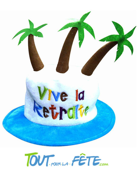 Chapeaux palmiers vive la retraite