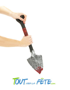 Pelle ensanglantée avec manche 56 cm 2