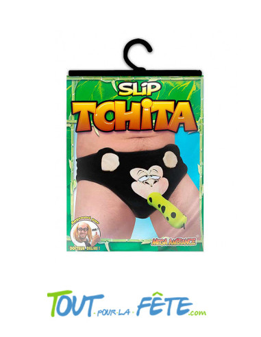 Slip banane Tchita à tête de singe