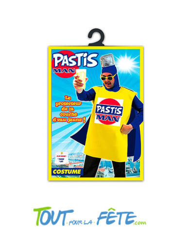 Déguisement Pastis Man Homme Taille Unique