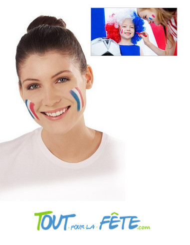 Stick maquillage tricolore