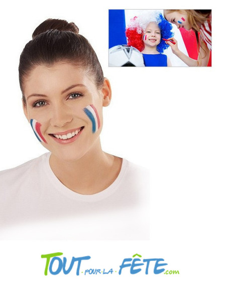 Stick maquillage tricolore