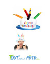 Chapeaux bougies joyeux anniversaire