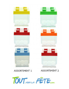 Contenant transparent Lego
