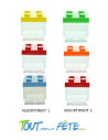 Contenant transparent Lego