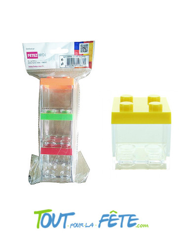 Contenant transparent Lego