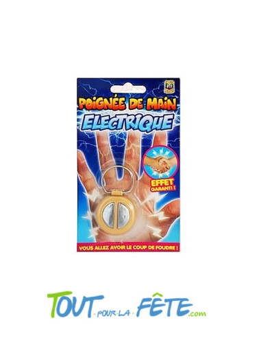 Poignée de main électrique Farce et attrape