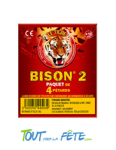 Pétard à mèche Bison 2 2
