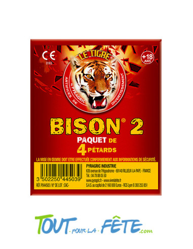 Pétard à mèche Bison 2