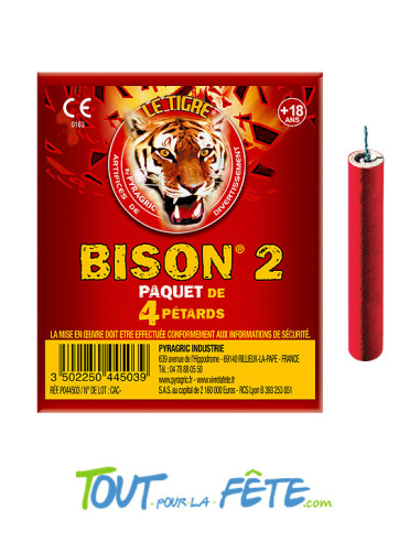 Pétard à mèche Bison 2