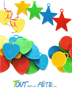 Poids pour ballon assortis 8 grammes 2