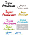 Guirlande ballon Joyeux anniversaire