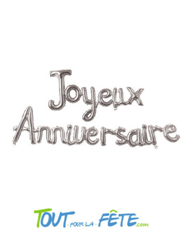Guirlande ballon Joyeux anniversaire
