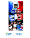 Masque fluo tricolore