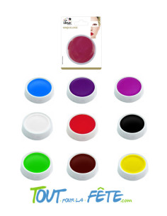 Fard gras palette ronde 6.5 cm maquillage