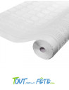 Nappe en rouleau damassée blanche
