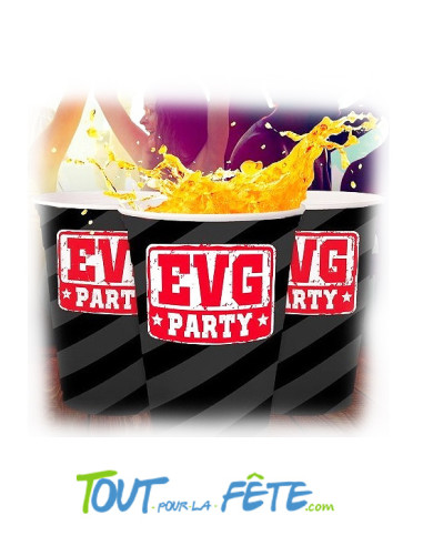 6 gobelets géants 50 cl EVG