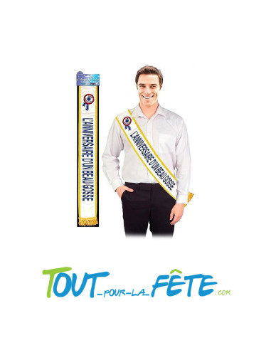 Écharpe l'anniversaire d'un beau gosse
