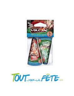 Feux artifice Volcan rouge et vert 2