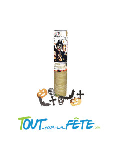 Canon à confettis motifs Halloween 20 cm 2