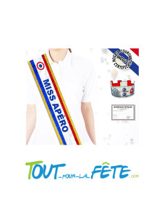 Écharpe tricolore Miss APERO 2