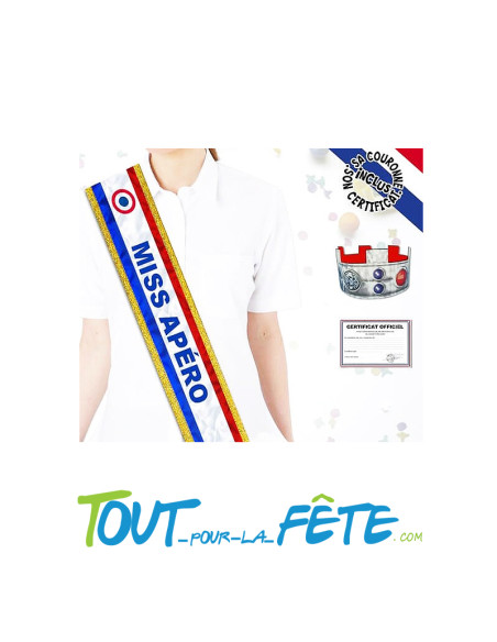 Écharpe tricolore Miss APERO